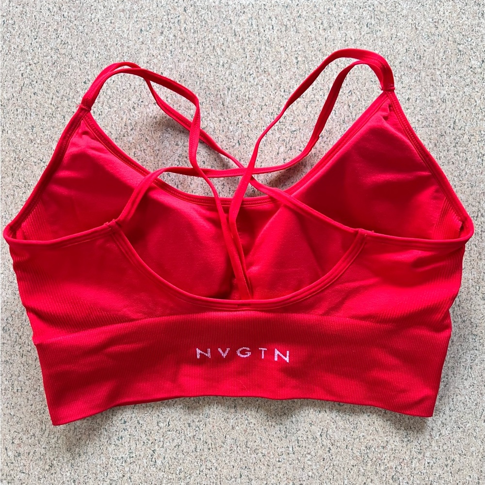 NVGTN Flourish Bra - Scarlet